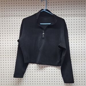 Prana Black Women's Quarter-Zip Sweatshirt